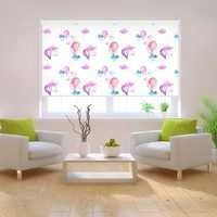 Printed Window Blinds - Polyester Fabric, 60x84 Inches , Uv Protection And Light Filtering
