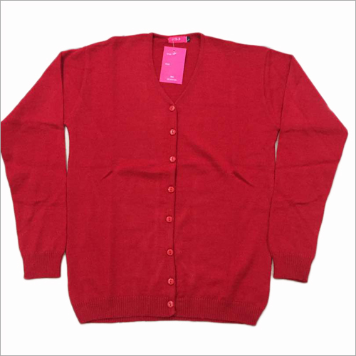 Ladies Fine Knit Cardigan