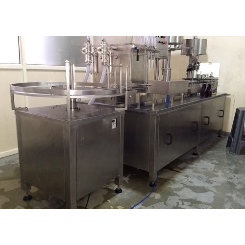 Liquid Filling And Sealing Line - Color: Silver