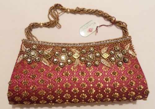 Maroon Best Indian Bridal Bags at Best Price in Ludhiana | Pink City  Handicraft