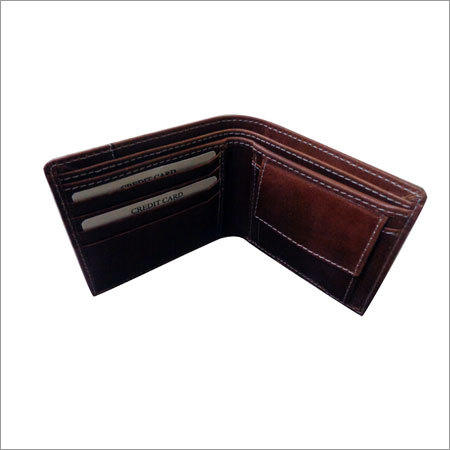 Bi Fold Leather Wallet - Genuine Leather, 4x3x1 inches, Brown | Secure Storage, Compact Design, Multiple Card Slots