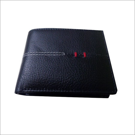 Mens Black Leather Wallet