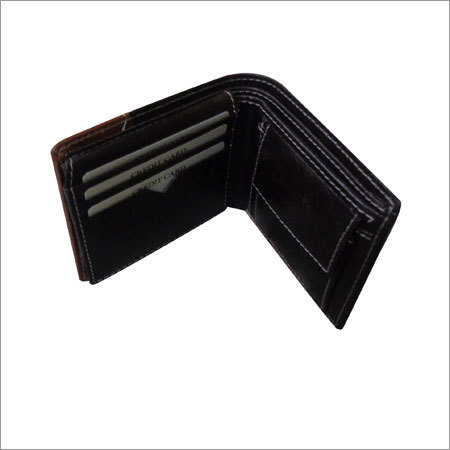Mens Bi Fold Leather Wallet