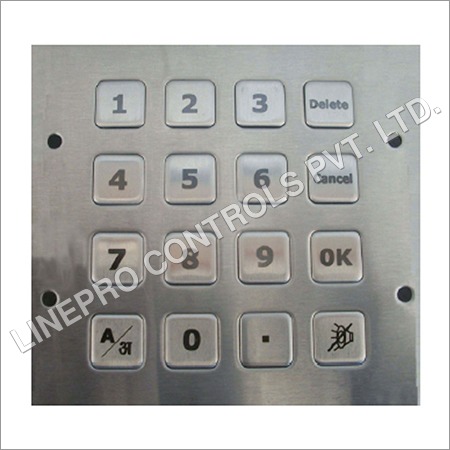 Electronic Vandal Resistant Metal Keypad Electronic Vandal Resistant Metal Keypad