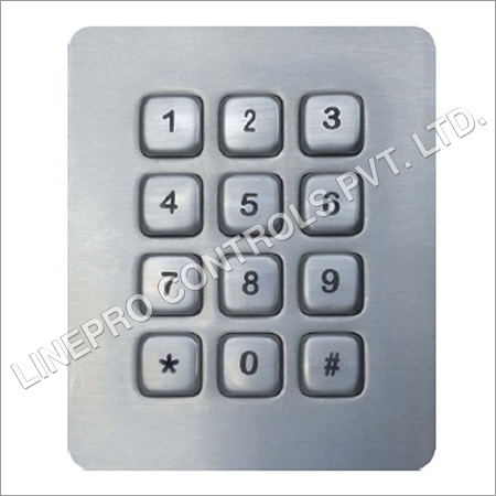 12 Keys Metal Keypad