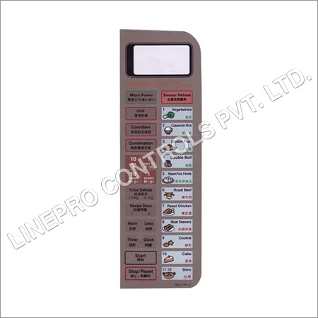 Microwave Control Panel Membrane Keypad Microwave Control Panel Membrane Keypad