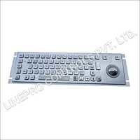 Trackball 65 Keys Metal Keyboard