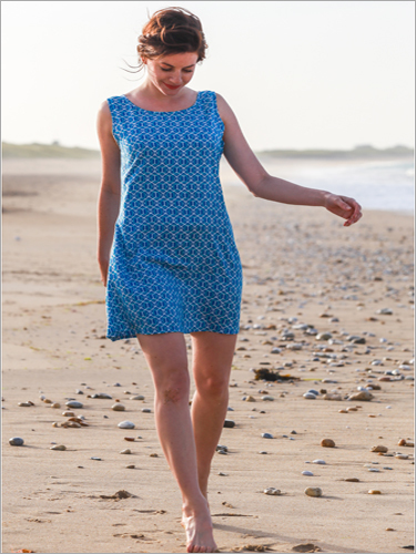 Ladies Blue Print Tunics