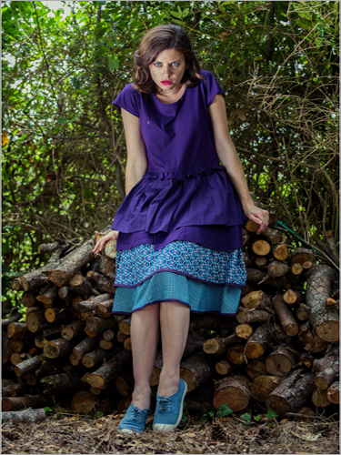 Ladies Plain Purple Top - Cotton, Length: 75 cm, Bust Size: 44, Waist Size: 43, Size: [Customized, L, M, Plus Size, S, XL, XS, XXL, XXS, XXXL], Short Sleeves | Washable, Plain Dyed, Casual Summer Design, Customized Logo