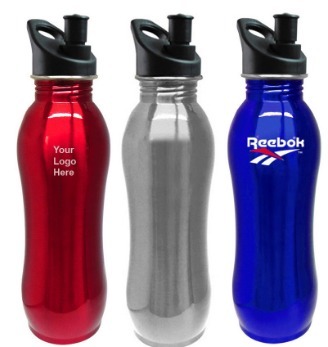 Silver Stainless Steel Water Bottle