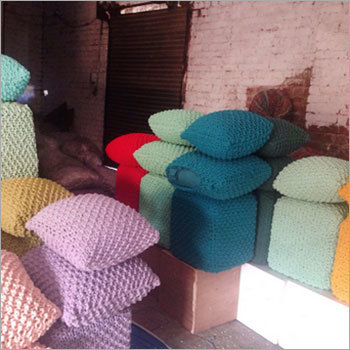 Multi Colored Plain Cushion Cover