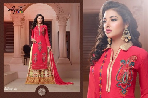 Pink Punjabi Salwar Suit