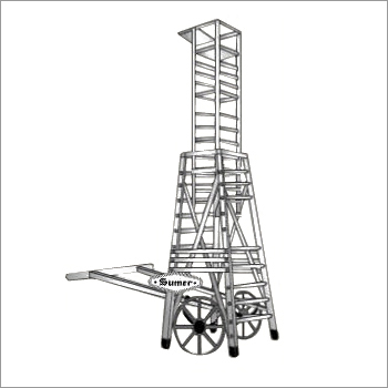 Durable And Best Quality Aluminium Telescopic Tower Ladder