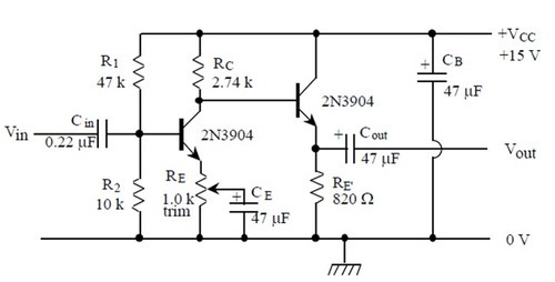 Steel Ic Emitter Follower