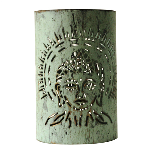 Buddha Votive Candle Holder Sage Green