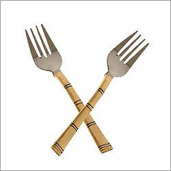Stainless Steel & Copper Fork Cutlery