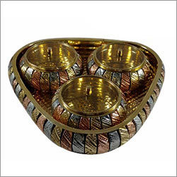 Triangle Dry Fruits Holder with & Tray gifting
