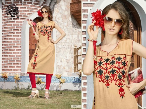 Sakhi Cotton Kurtis Catalog
