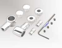 White Ss Tube Holder Kitchen Kit
