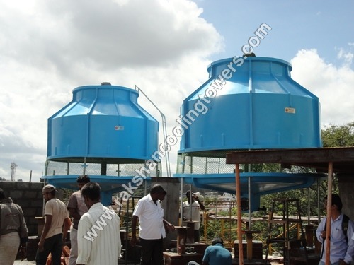 FRP Round Shape Counter Flow Cooling Tower 