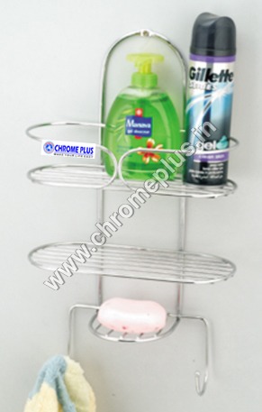 Stainless Steel Bathroom Rack Application: For Bath Product Store Purpose