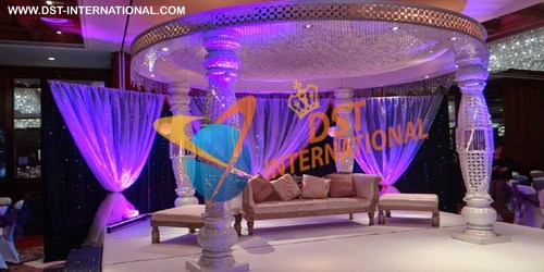 Bottle Pillars Mandap