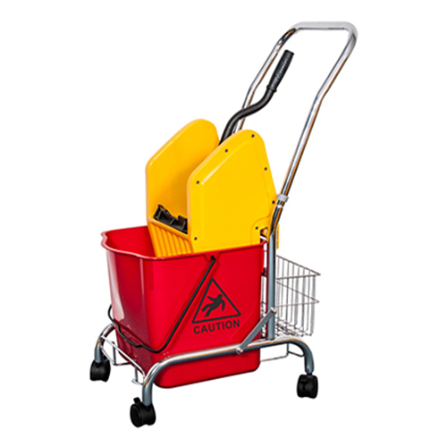 Down-Press Single Mop Wringer Trolley With Bucket For Home/Hotel Capacity: 30 Liter (L)