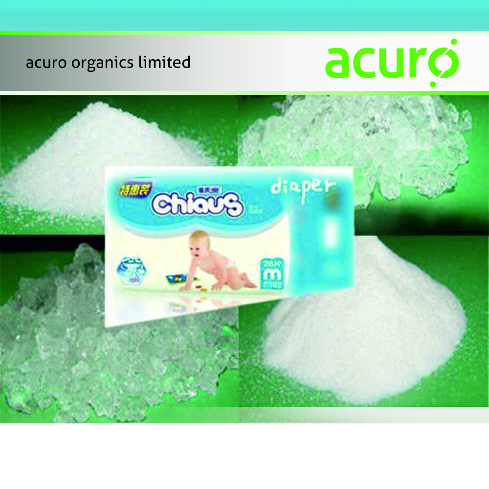 Super Absorbent For Diaper - Color: White