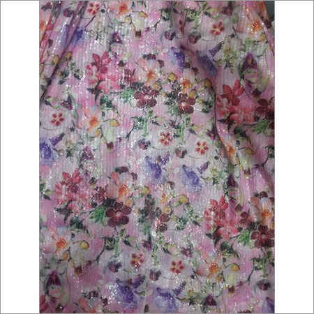Print Sequins Fabric