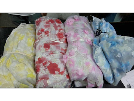 Organza Flowers Fabric