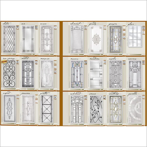 Decorative Glass Door