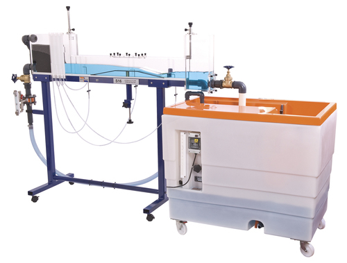 Metal Open Channel (Hydraulic Flume) -4M Long (A.C Motor)