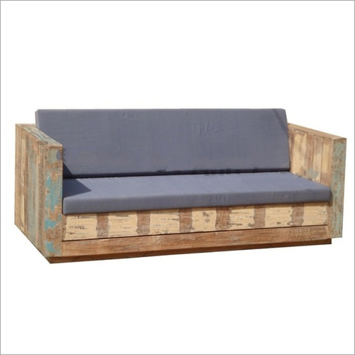 Sandy Rustic Rough Look Three Seater Sofa Sandy Rustic Rough Look Three Seater Sofa