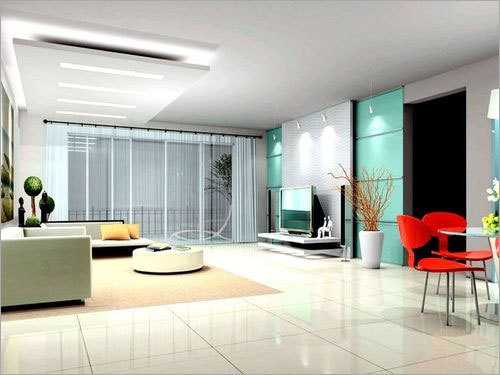 Luxury Home Interior Designing - High-End Materials, 8-12 Weeks Project Duration, Modern Style | Key Features: 3D Visualization, Custom Solutions, Space Optimization, Material Selection, Project Management