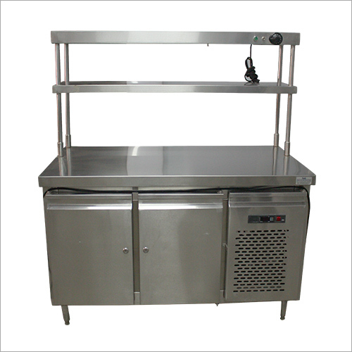 Two Door Under Counter - Stainless Steel, Variable Size, Cooling System | Energy Efficient, Scratch Proof, Stable Legs