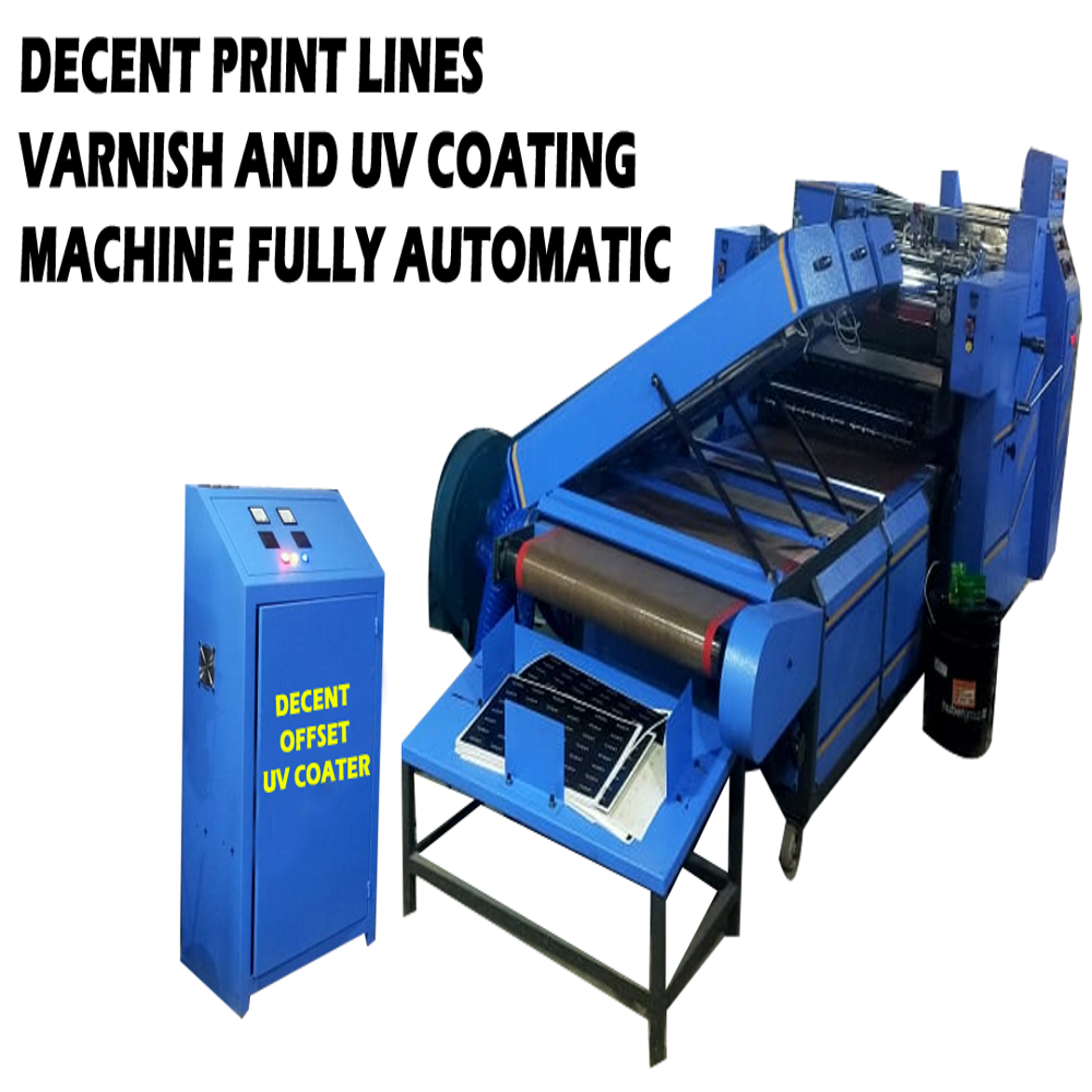 Uv And Aqua Varnish Coating Machine Fully Automatic - Capacity: 6000 Pcs/hr