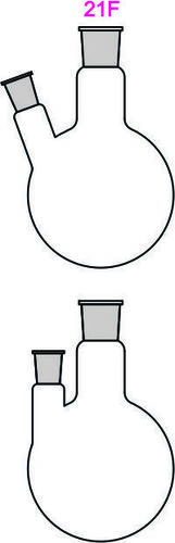 Flasks Two Neck - Borosilicate Glass, 10-1000ml, B-34 Neck Size, Autoclavable, Durable, Versatile Use