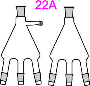 Adapters Multi Limb - Borosilicate Glass, Three Limbs, Varying Cone Sizes | Autoclavable, Chemical Resistant, Ground Glass Joints