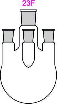 Flasks with four neck