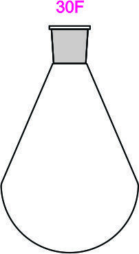 Flasks Rotavapour - Borosilicate Glass, 25-3000ml, Ground Glass Neck, Autoclavable, Durable, Chemical-Resistant, Heat-Resistant