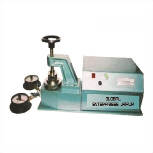 Bursting Strength Tester Single head double Gauge Manual