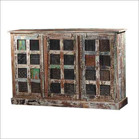 Wood 3 Door Sideboard