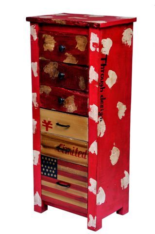 Polished Chest Of Drawer