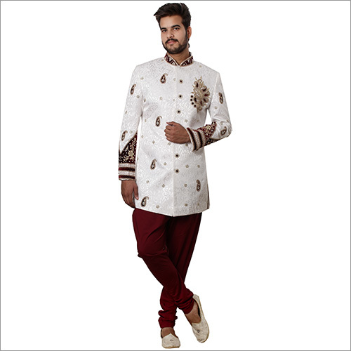 White Sherwani