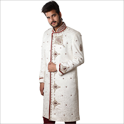 White Wedding Sherwani