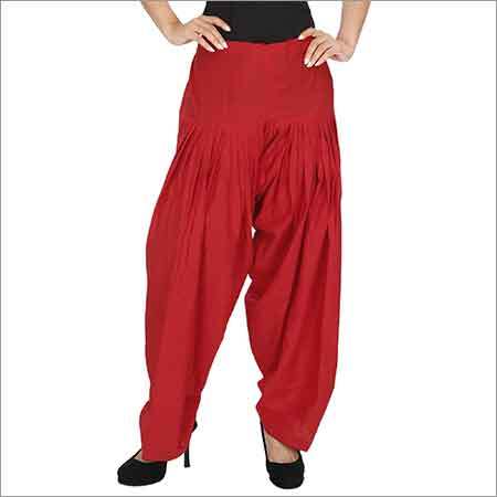 Ladies Red Patiala Salwar Ladies Red Patiala Salwar