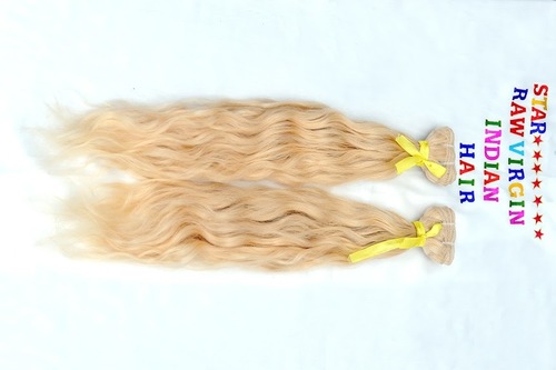  BLONDE WEFT HAIR EXTENSIONS