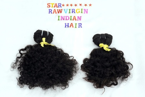 INDIAN VIRGIN CURLY HAIR WEFT