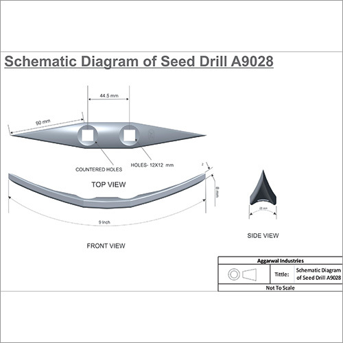 Farm Cultivator Cotton Sowing Seed Drill Shovel