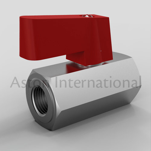 Brass Mini Ball Valve Female x Female (Hex)
